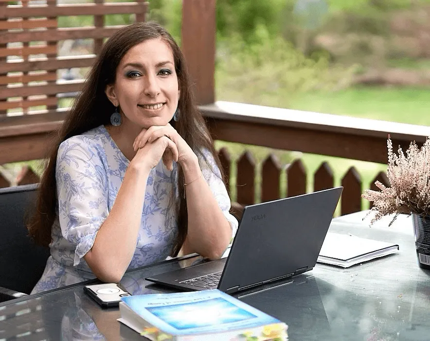 Dr. Olena Shatillo at work